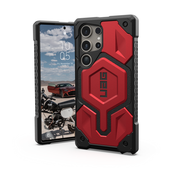 [214416119494] UAG Samsung Galaxy S24 Ultra Monarch Pro Magsafe Case (Crimson)