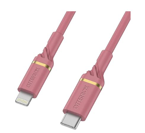 [78-52650-OP] OtterBox Lightning to USB-C Fast Charge Cable - Standard 1 Meter - (Online Packaging) (Pink)