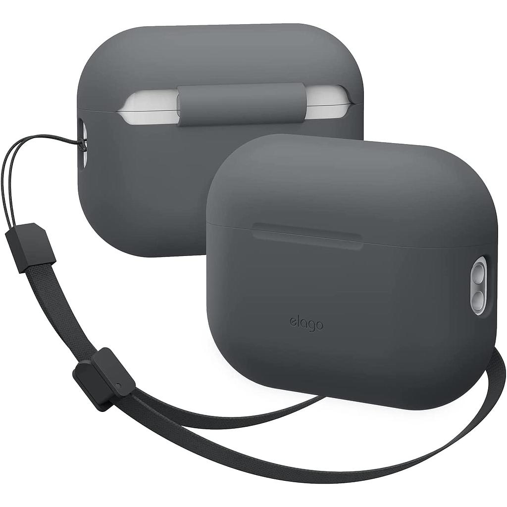 [EAPP2SC-ORHA-DGY] Elago AirPods Pro 2 Silicone Originial Hang Case (Dark grey)