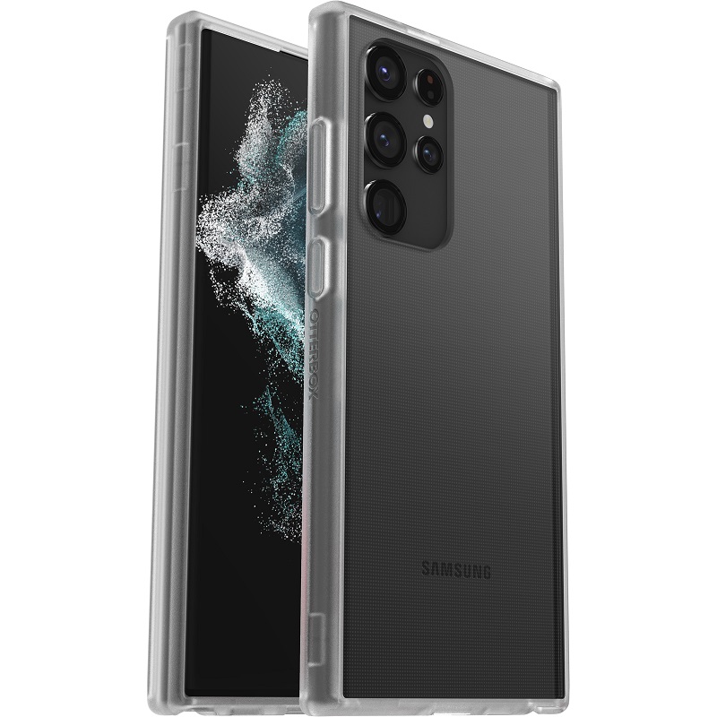 [77-86616] OtterBox Samsung Galaxy S22 Ultra React Case (Clear)