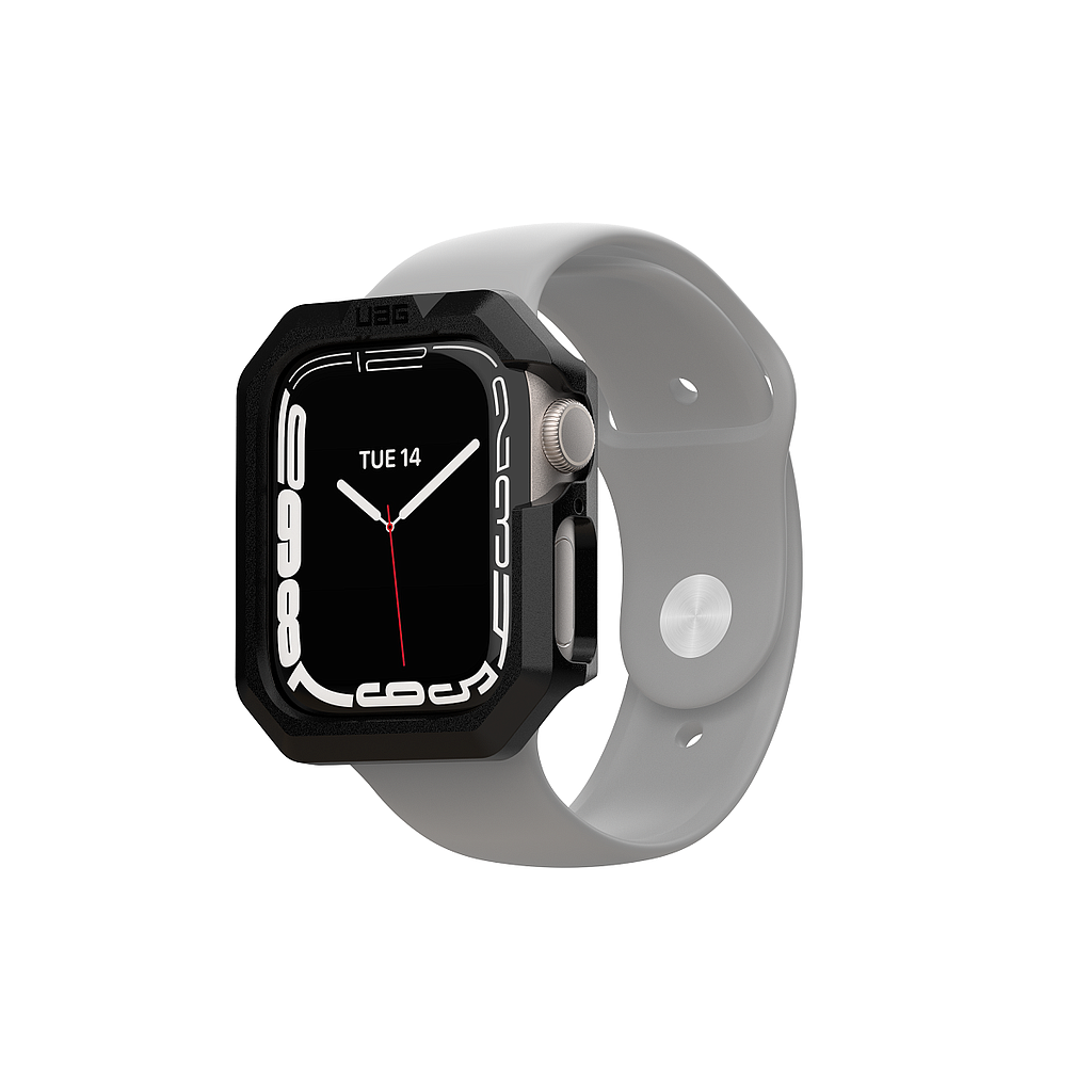 [1A4001114040] UAG Apple Watch 41mm Series 7/8 Scout Case (Black)