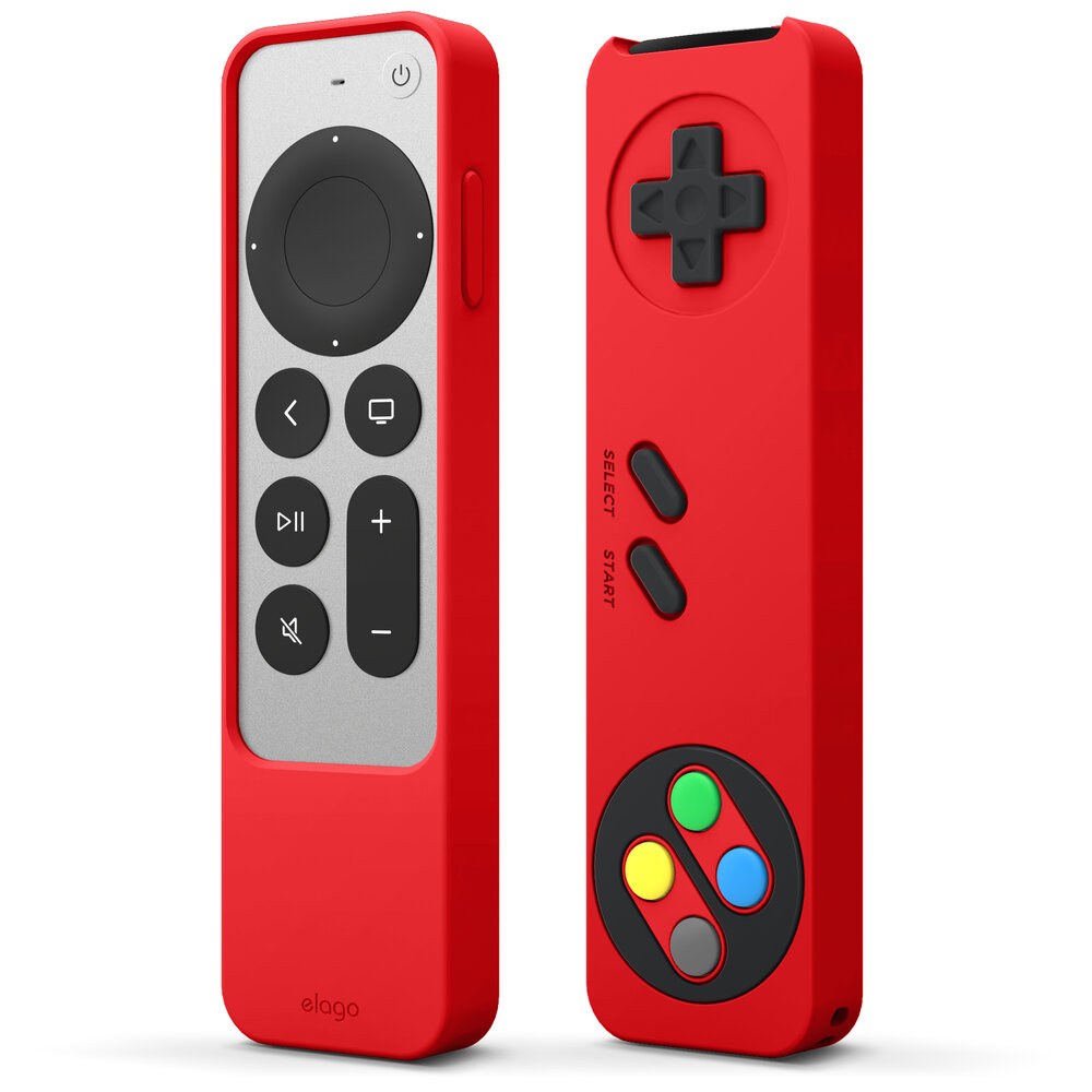 [ER4-21-RD] Elago Apple TV Siri Remote R4 (2021-present) Case (Red)
