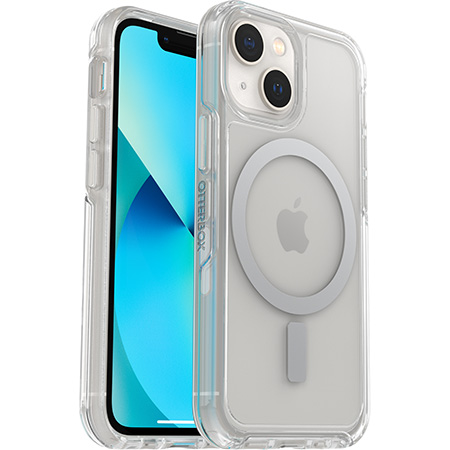 [77-84789] OtterBox iPhone 13 mini / 12 mini Symmetry Plus Magsafe Clear Case (Clear)