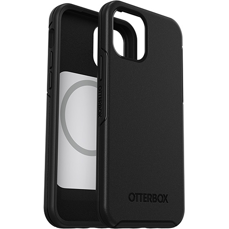 [77-80139] OtterBox iPhone 12 Pro Max Symmetry Plus Magsafe Case (Black)