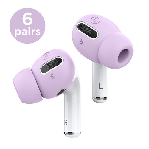 Elago AirPods Pro EarBuds Cover Plus With Integrated Tips -6 Pairs: 2 Large + 2 Medium + 2 Small