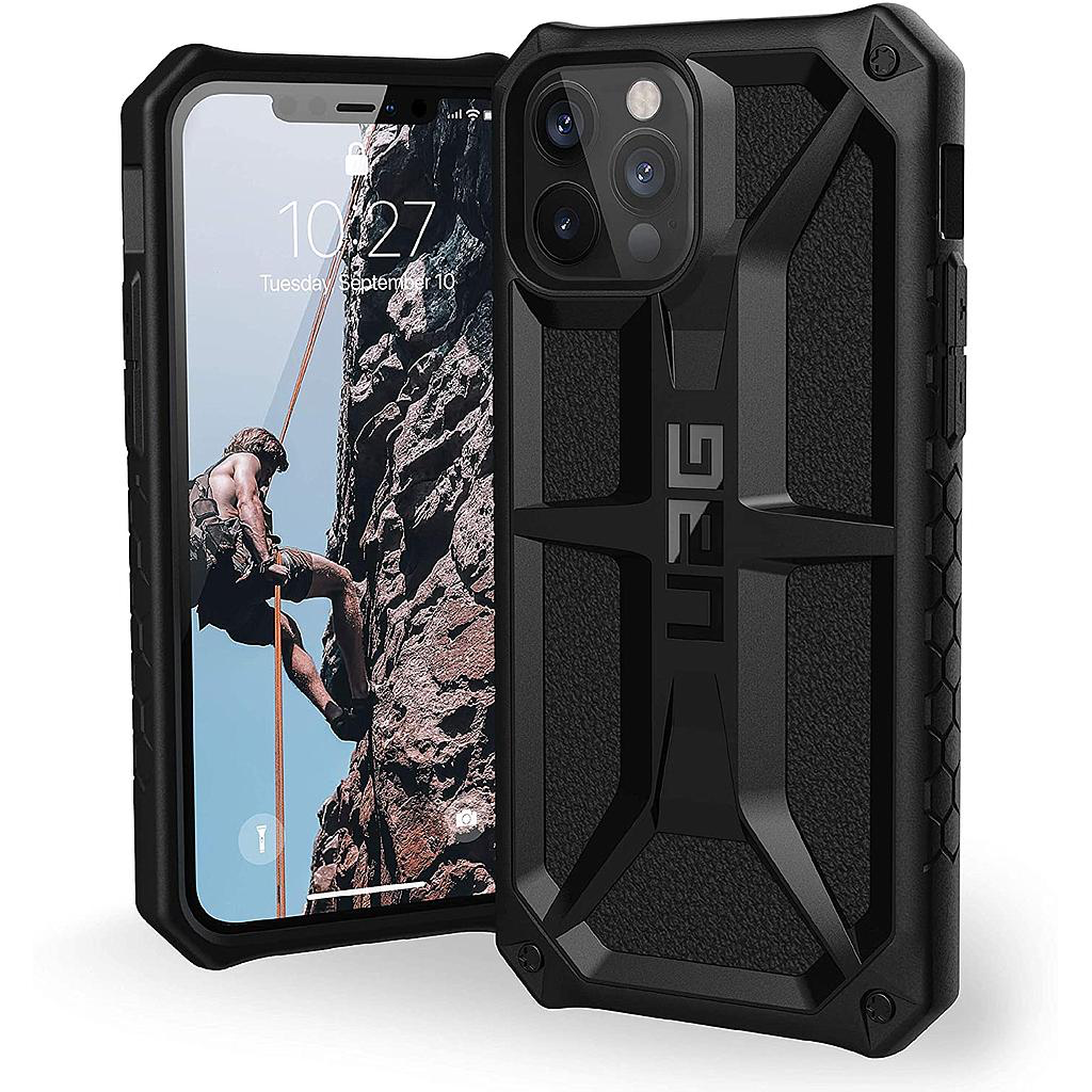 [112351114040] UAG iPhone 12 / iPhone 12 Pro Monarch Case (Black)
