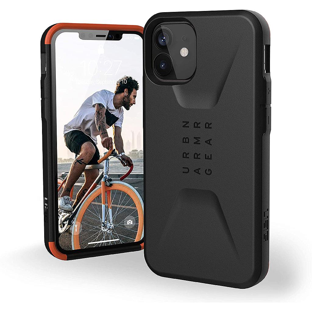 [11234D114040] UAG iPhone 12 mini Civilian Case (Black)