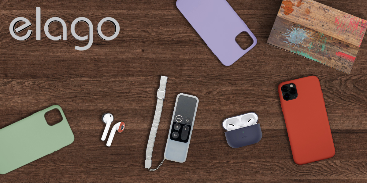 Elago's Siri Remote case has room for an Apple AirTag tracker