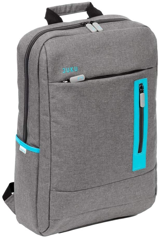 Juku Backpack for up to 15.6 in. laptop - Integrated External Charging Port & Cable - Grey Polyester