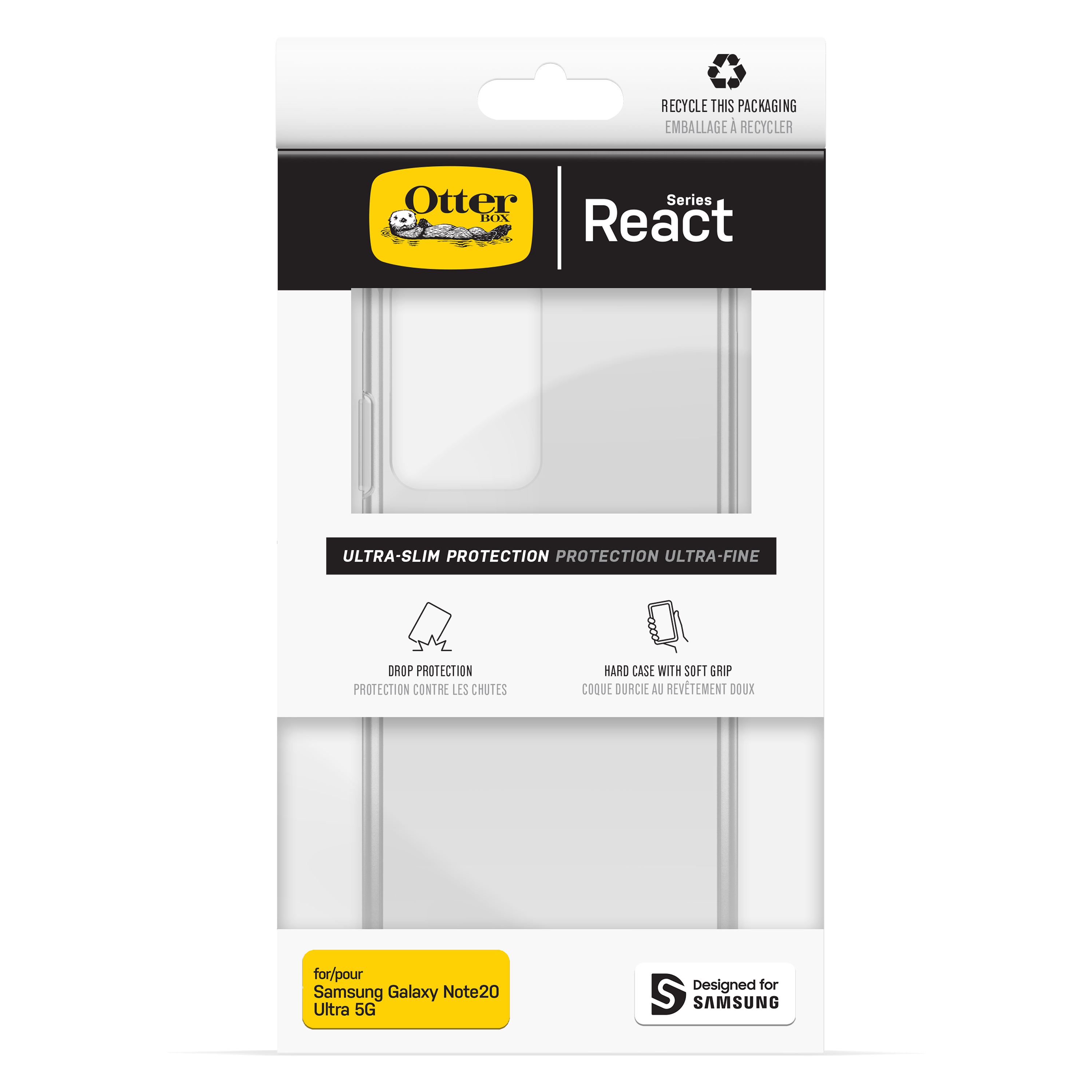OtterBox Galaxy Note 20 Ultra React Case - Clear