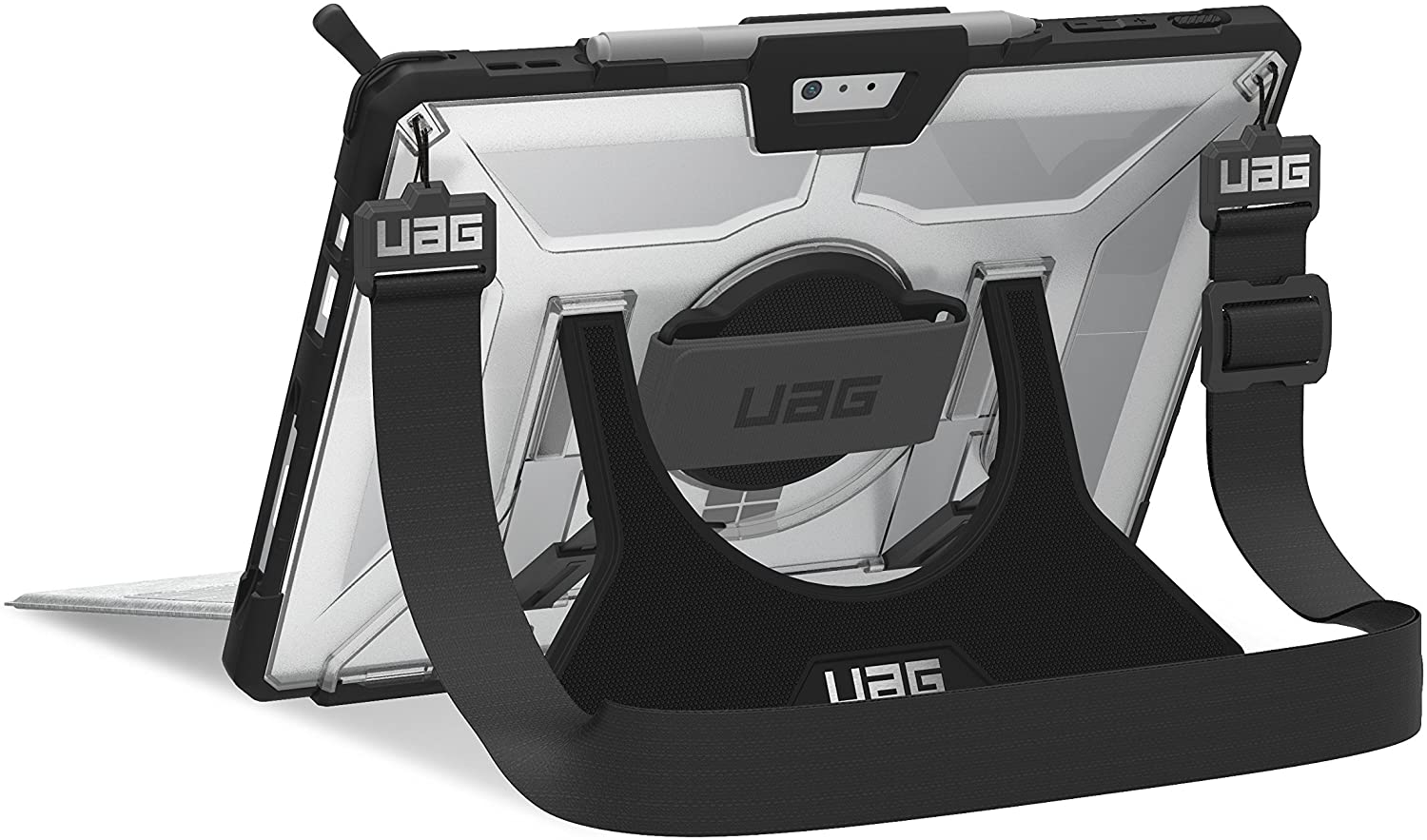 UAG Microsoft Surface Pro 7/6/5/4 Plasma Case with Handstrap & Shoulder Strap