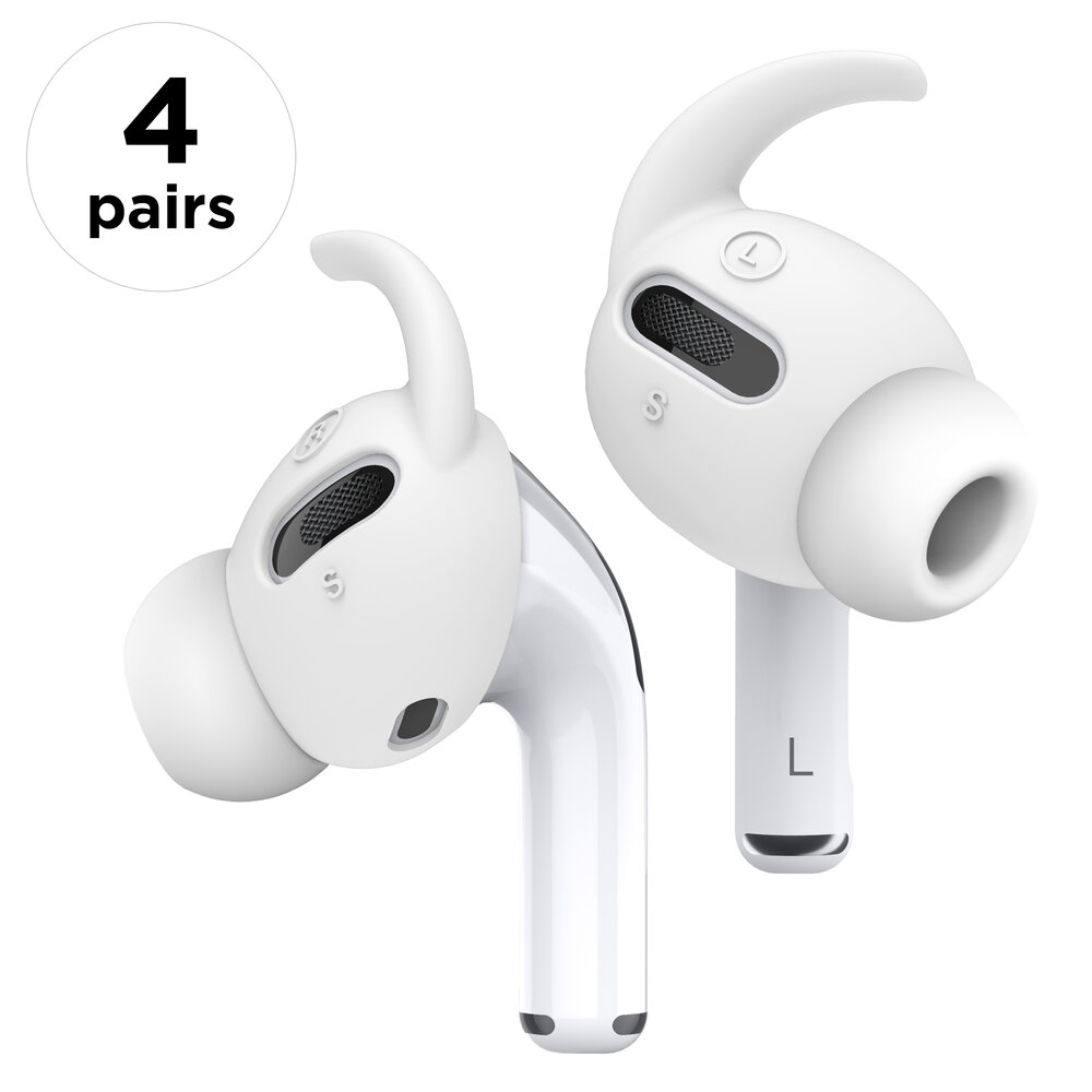 AirPods Pro Earbuds Hook Cover [4 Pairs: 2 Large + 2 Small]