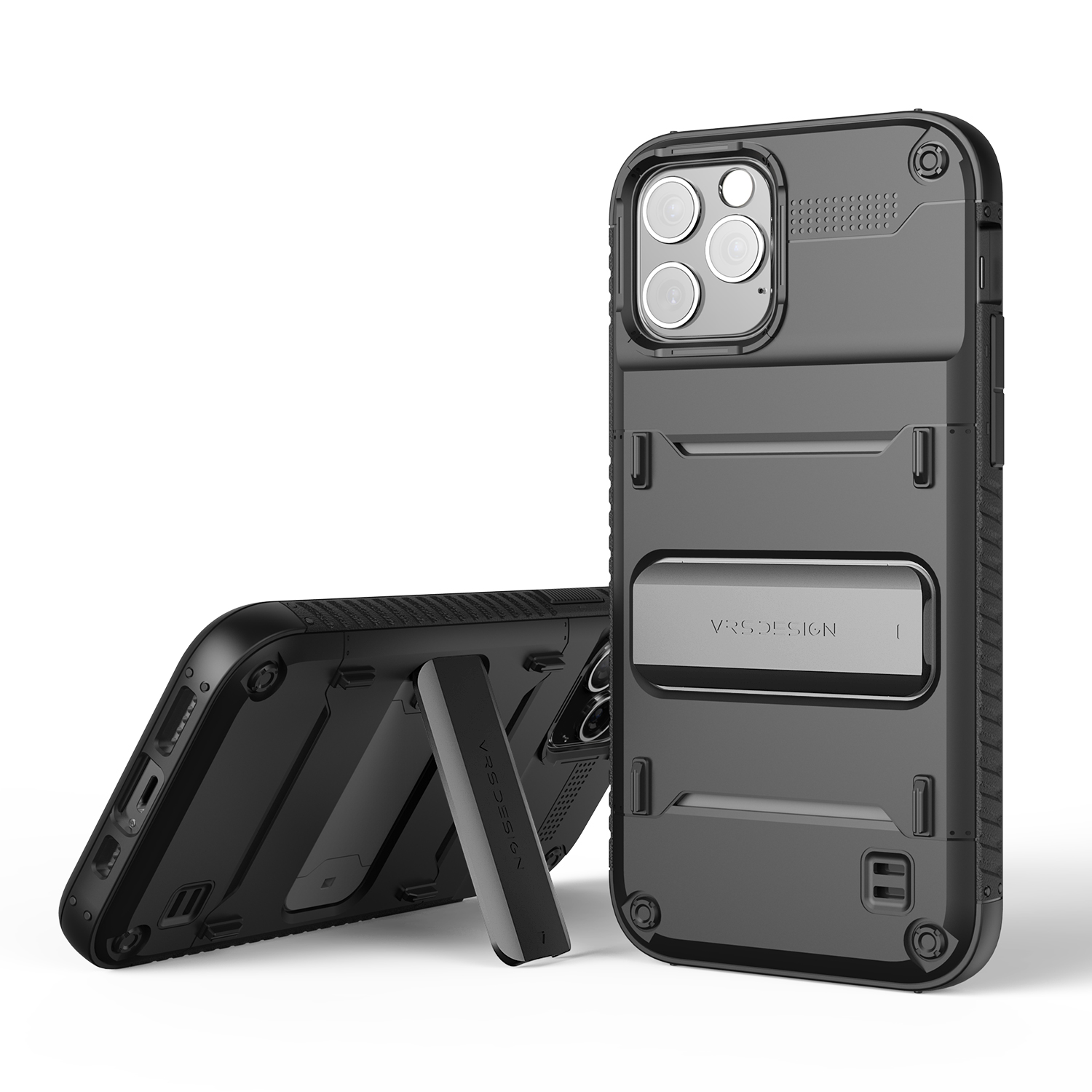 VRS iPhone 12 / iPhone 12 Pro Design Quickstand Case