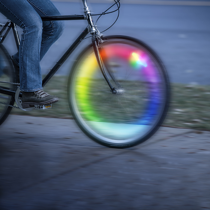 NiteIze SpokeLit® Rechargeable Bike Wheel Light - Disc-O Select™