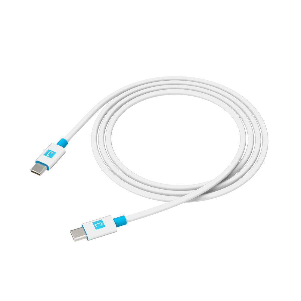 Juku USB-C to USB-C Charge and Sync Cable  - 2M, 3A, USB 2.0 - White