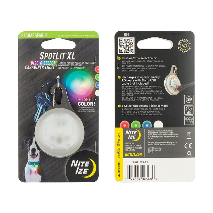 NiteIze SpotLit® XL Rechargeable Carabiner Light - Disc-O Select™