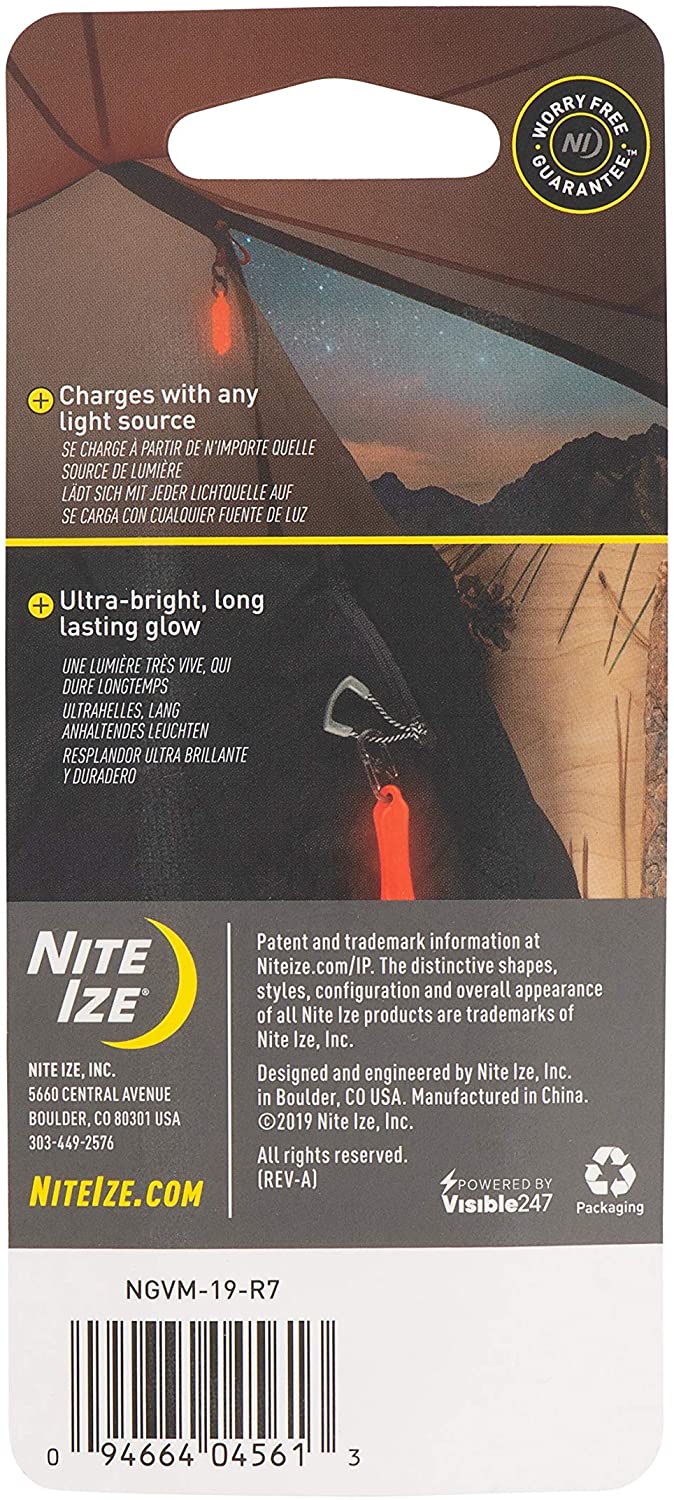 NiteIze NextGlo Visibility Marker with S-biner Clip