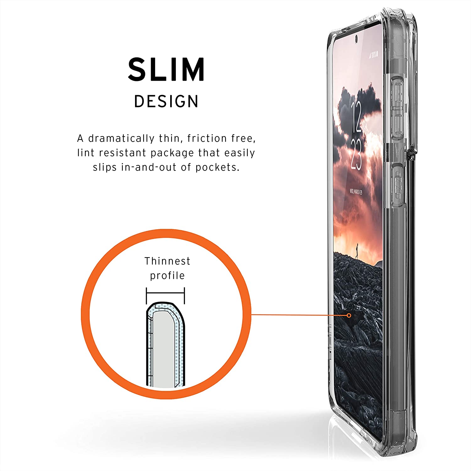 UAG Samsung Galaxy S21 Plus Plyo Case - Ice