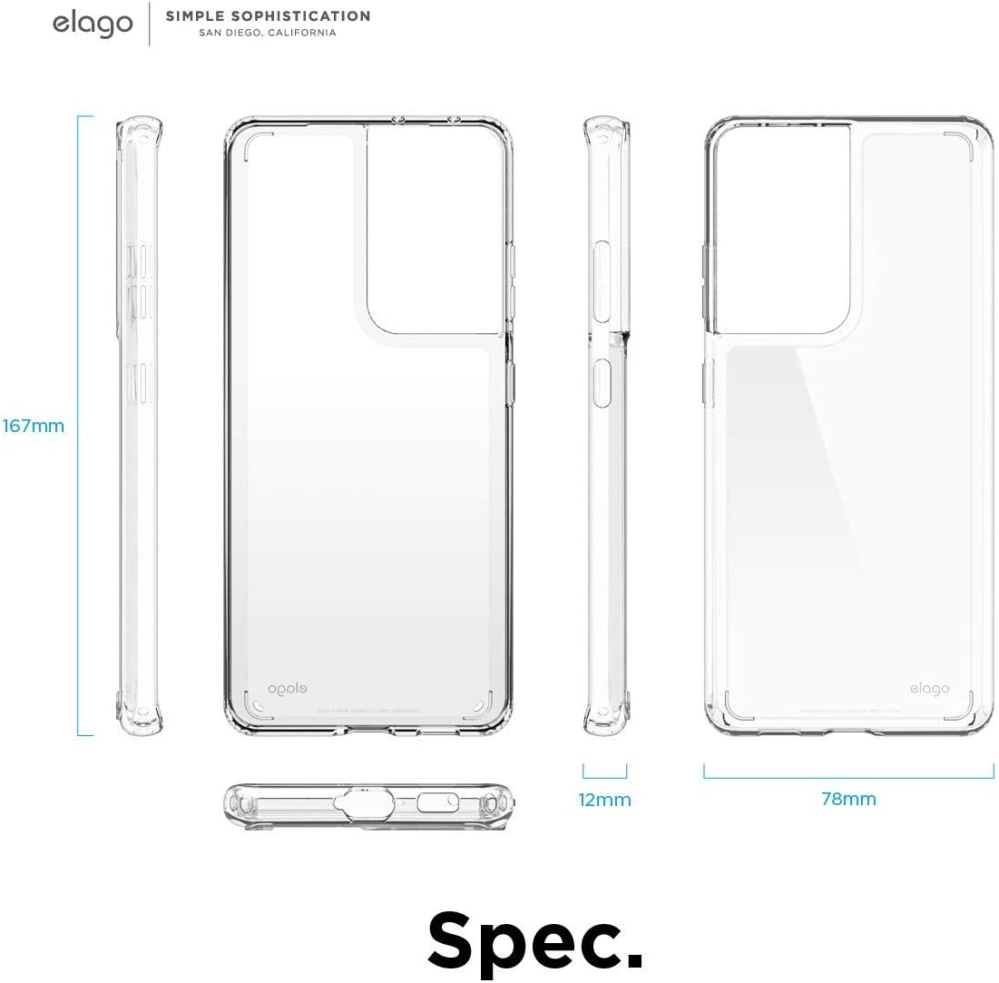Elago Samsung Galaxy S21 Ultra Hybrid Case - Transparent