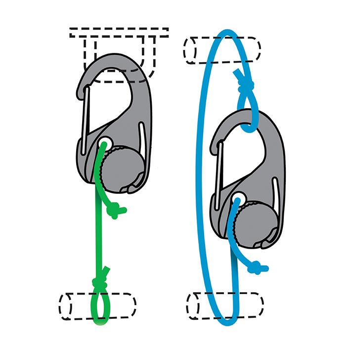 NiteIze CamJam® Cord Tightener - 4 Pack - Plastic