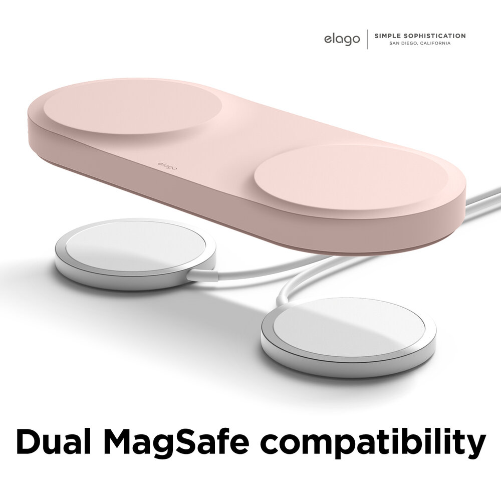 Elago Magsafe Charging Hub Duo (Compatible with Magsafe, iPhone 12, Airpods Pro)