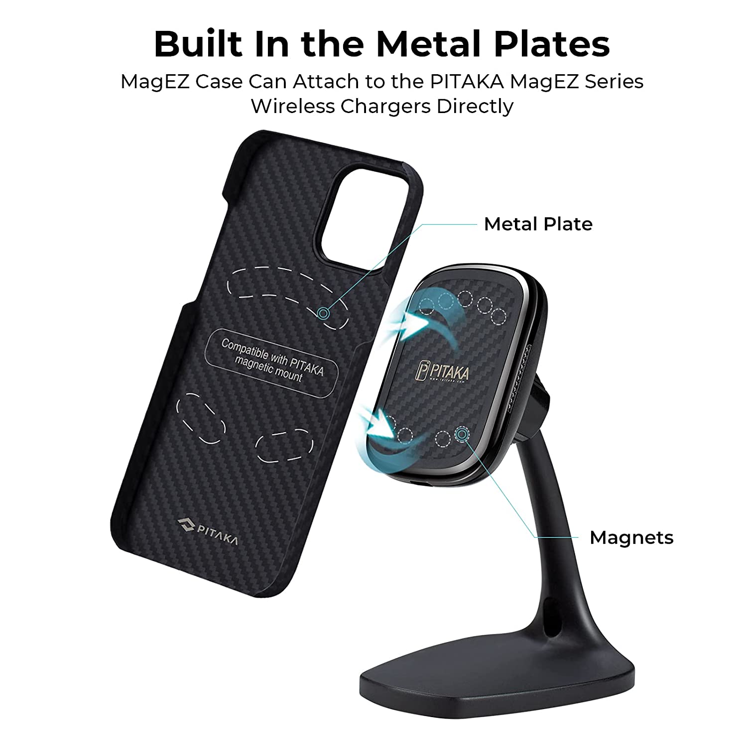 MagEZ iPhone 12 Case - Magnetic System Compatible - PITAKA