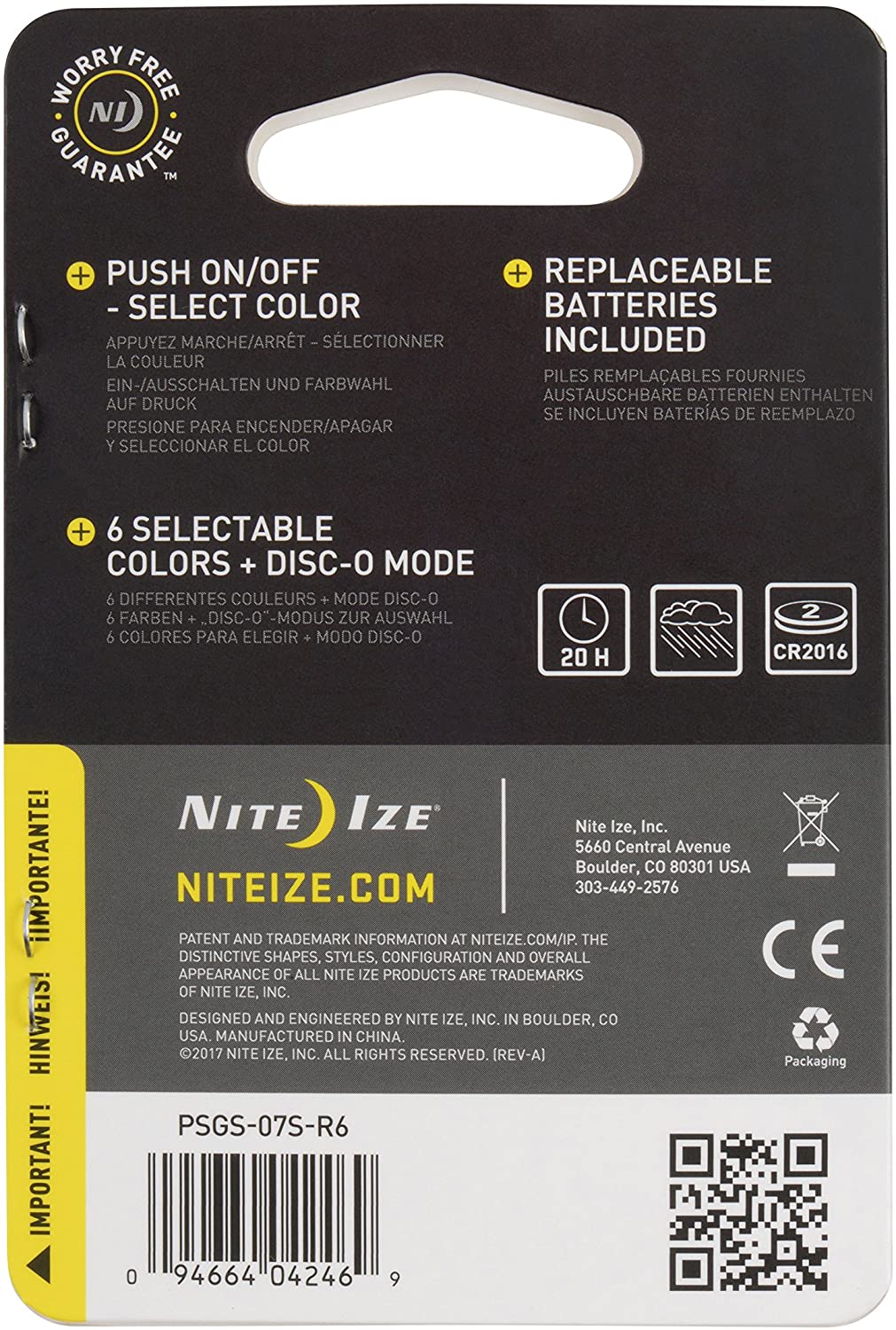Niteize SpotLit Collar Light Disc-O Select