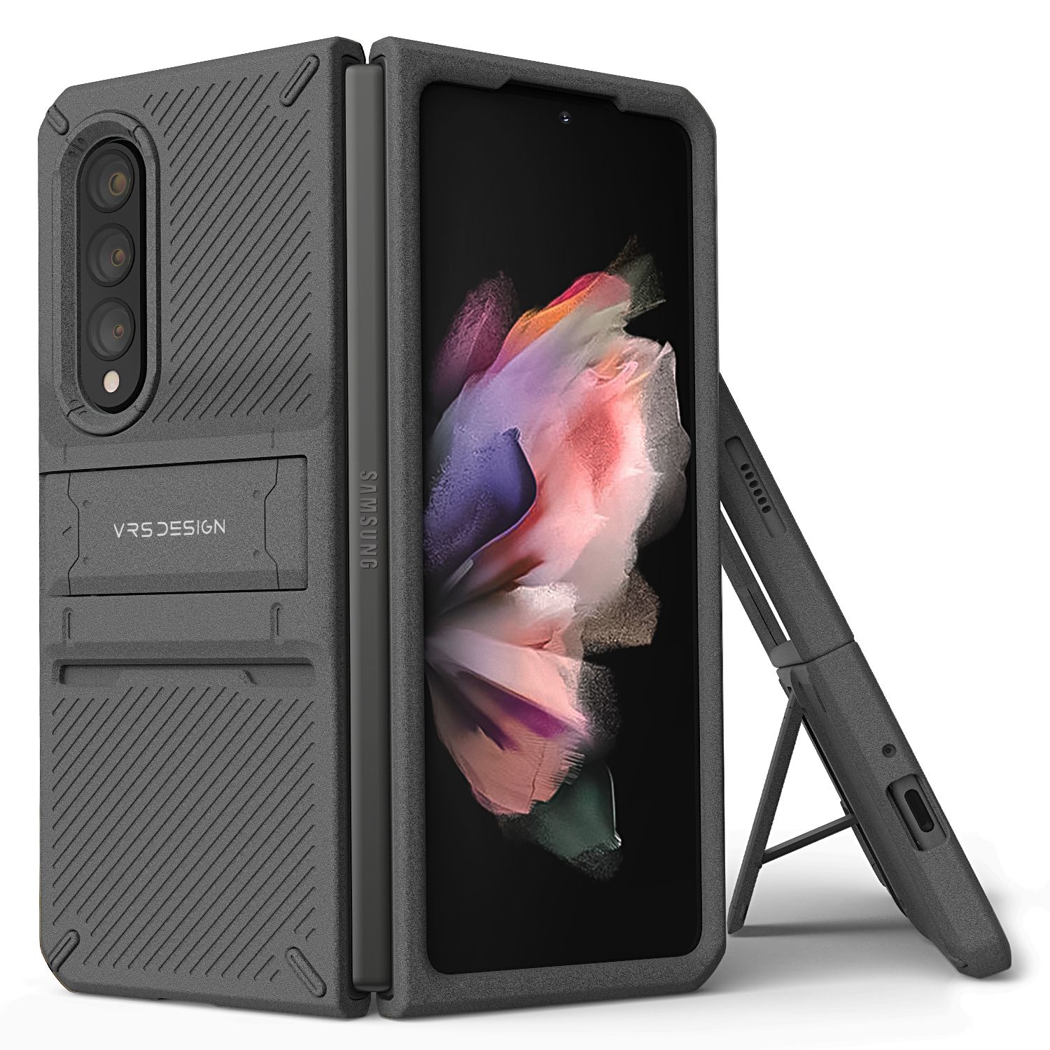 VRS Design Samsung Galaxy Z Fold 3 QuickStand Pro Case