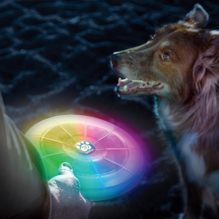 Niteize Flashflight® Dog Discuit™ LED Flying Disc - Disc-O