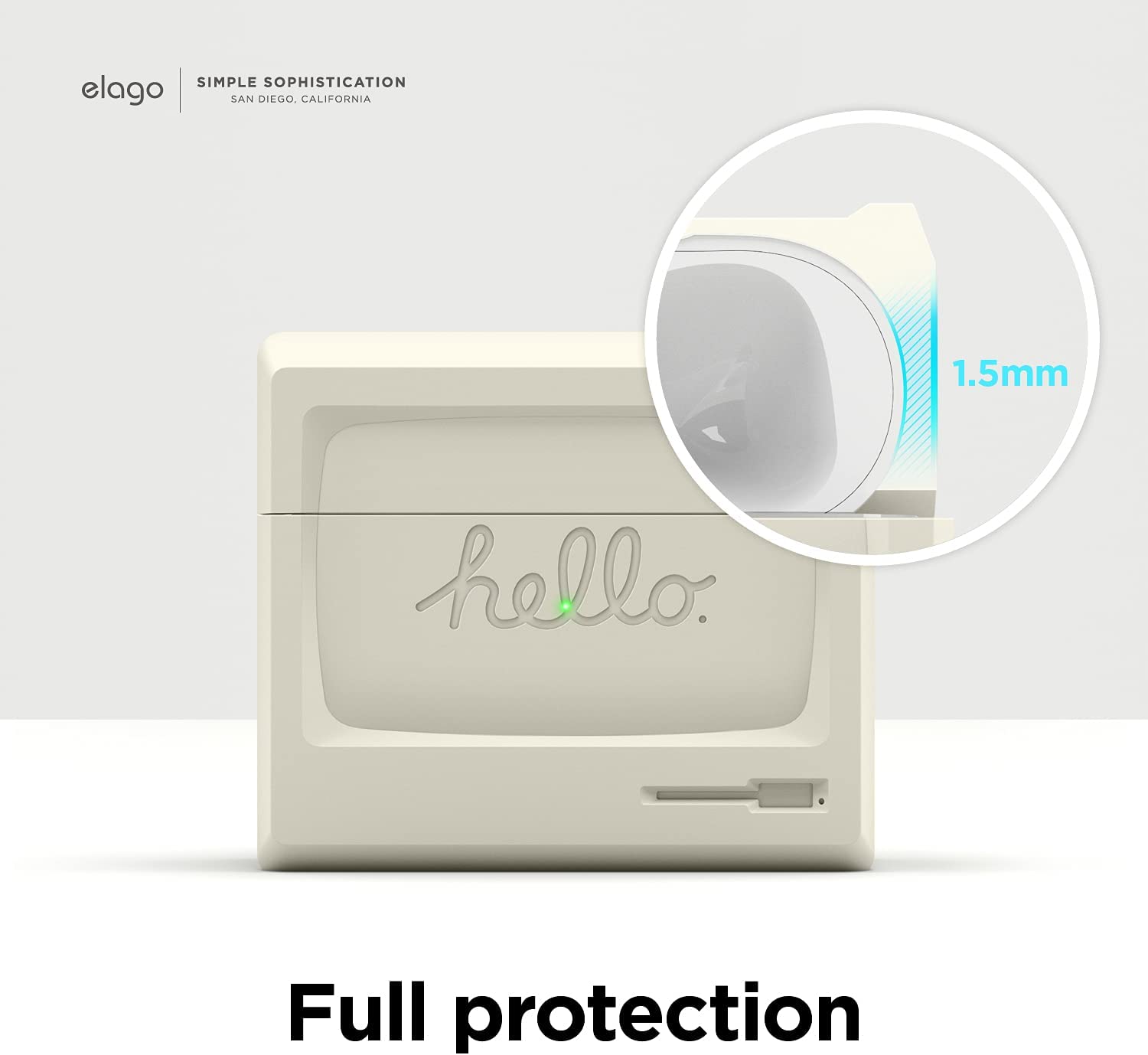 Elago AirPods 3 AW3 Case - Classic White