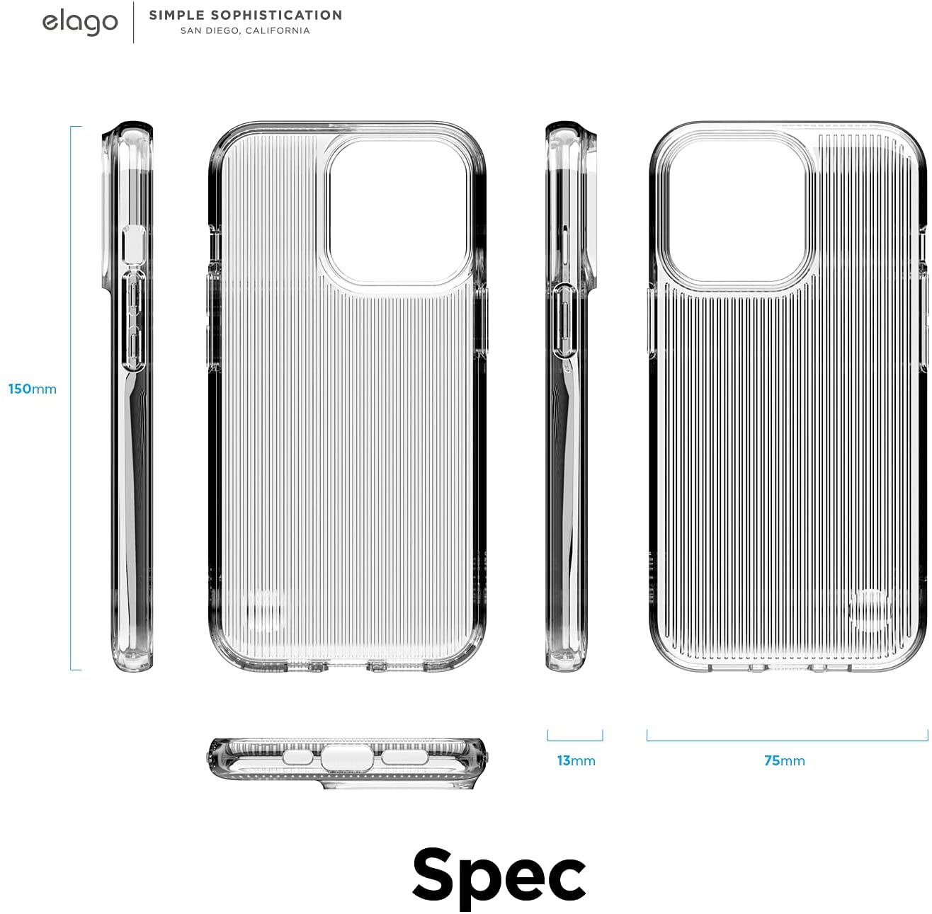 Elago iPhone 13 Pro Urban Clear Case - Clear