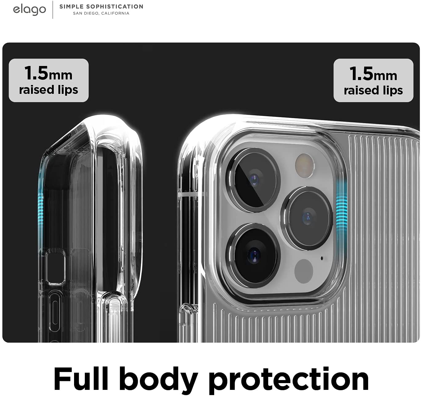 Elago iPhone 13 Pro Max / iPhone 12 Pro Max Urban Clear Case - Clear