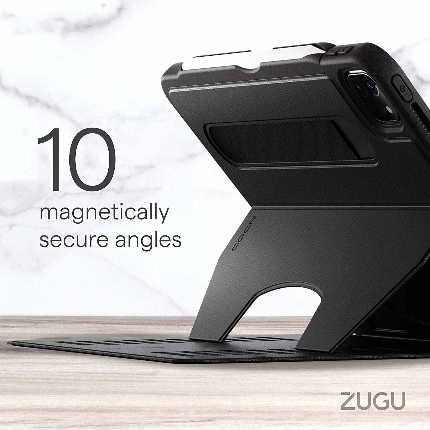 Zugu Case iPad Pro 12.9" Gen 5/4/3 (2018-2021) - Black
