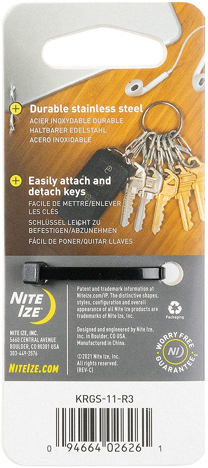 NiteIze KeyRing Steel S-Biner®