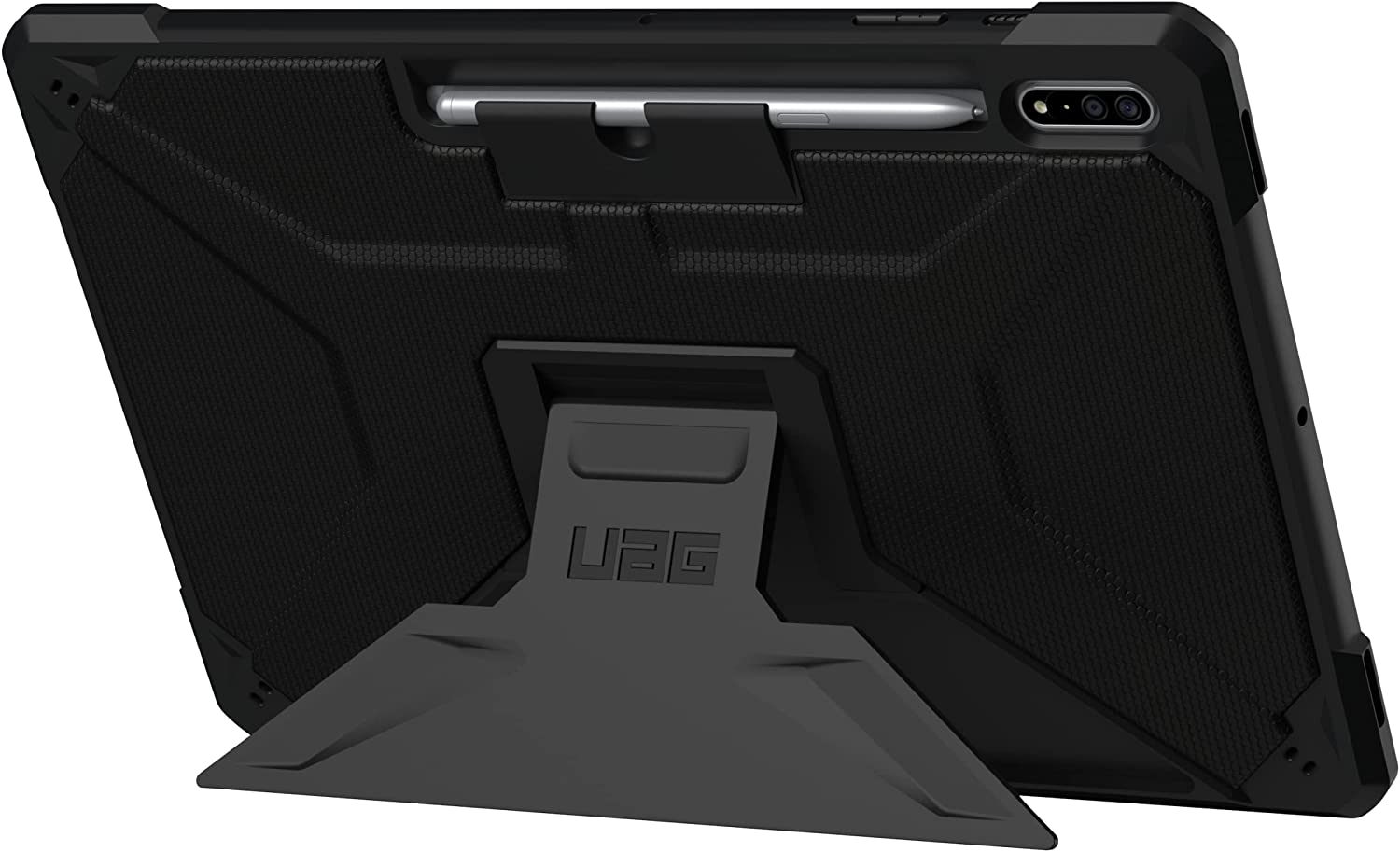 UAG Samsung Tab S8 Ultra 14.6” - Metropolis w/ Kickstand - Black