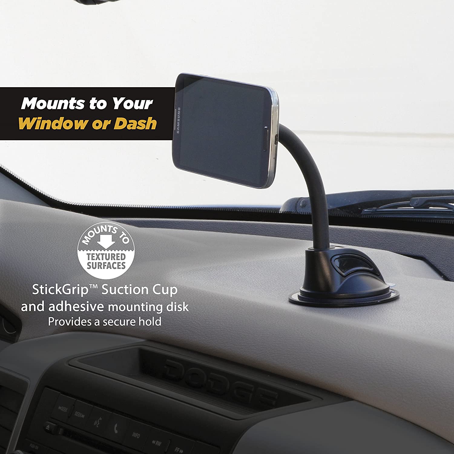 Scosche Scosche MAGWDM MagicMount Magnetic Suction Cup Phone Mount for Car