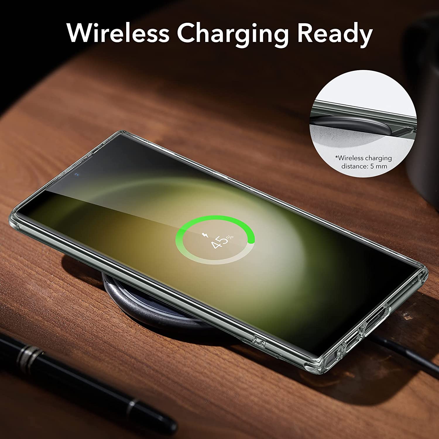 ESR Samsung Galaxy S23 Ultra Air Shield Boost Metal Kickstand Case