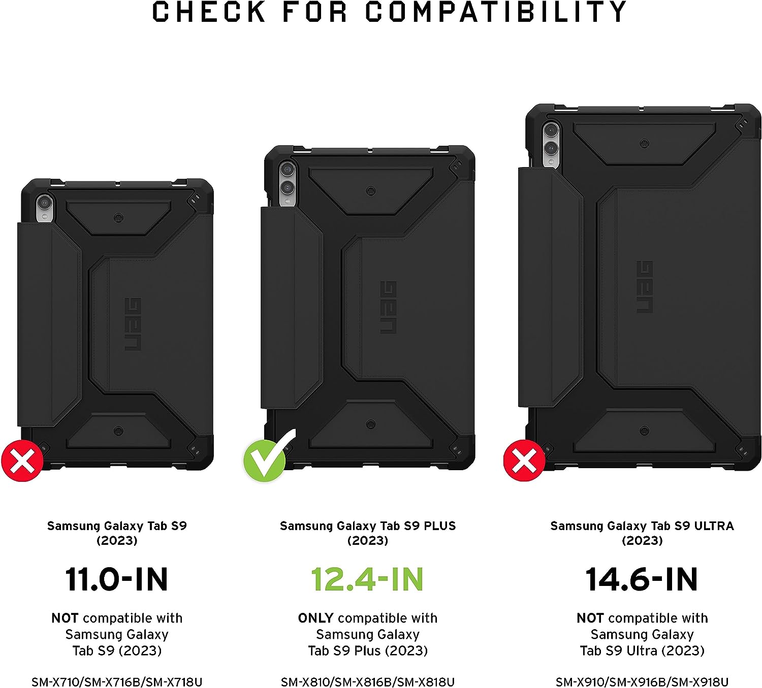 UAG Samsung Galaxy Tab S9+ Metropolis SE Case