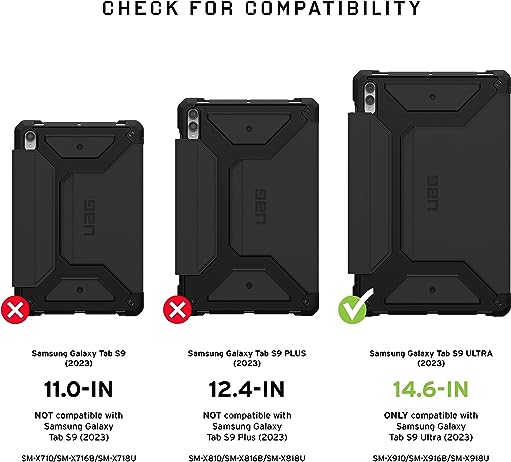 UAG Samsung Galaxy Tab S9 Ultra Metropolis SE Case