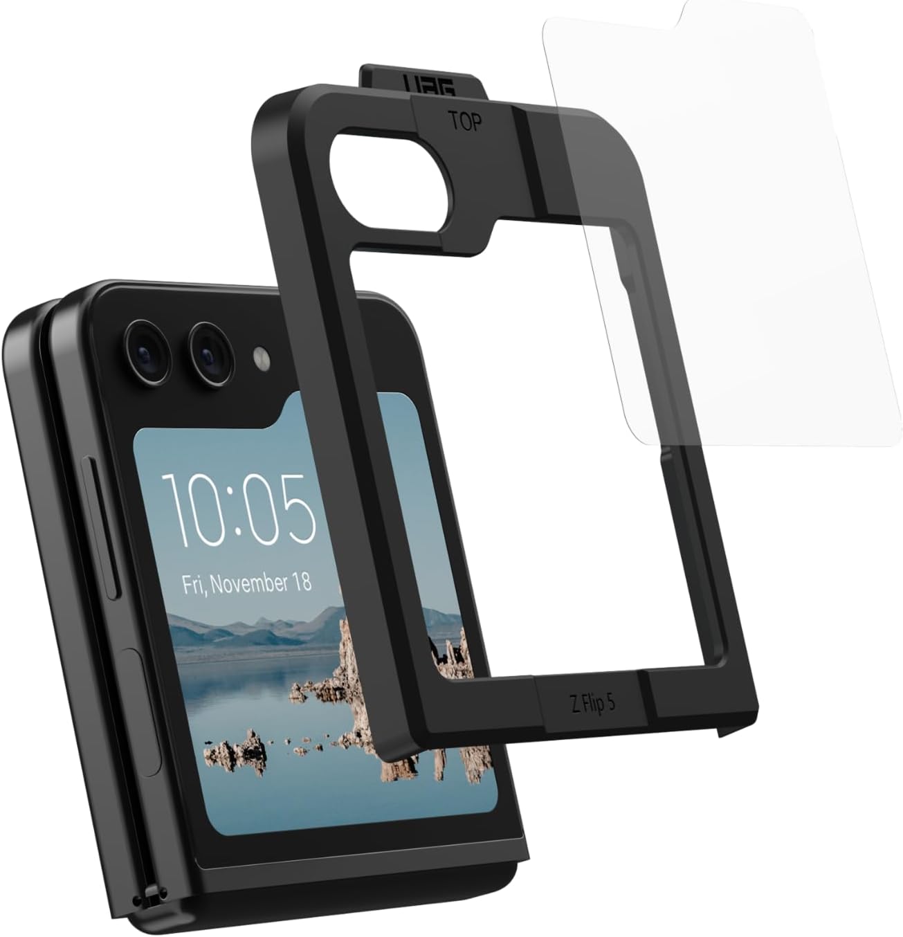 UAG Samsung Galaxy Z Flip 5 Glass Shield Plus Screen Protector - Clear