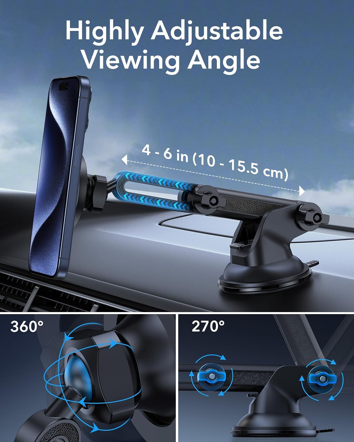 ESR HaloLock Dashboard Phone Mount