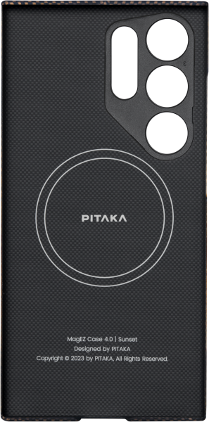 Pitaka Samsung Galaxy S24 Ultra MagEZ Magsafe Case  (Black/Grey Twill)
