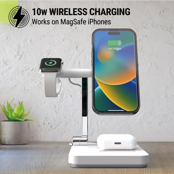 Scosche MagicMount Base MS 3in1 Magnetic Wireless Charging Stand