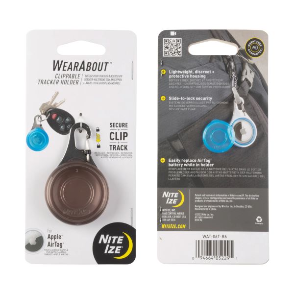 NiteIze WearAbout Clippable Tracker Holder
