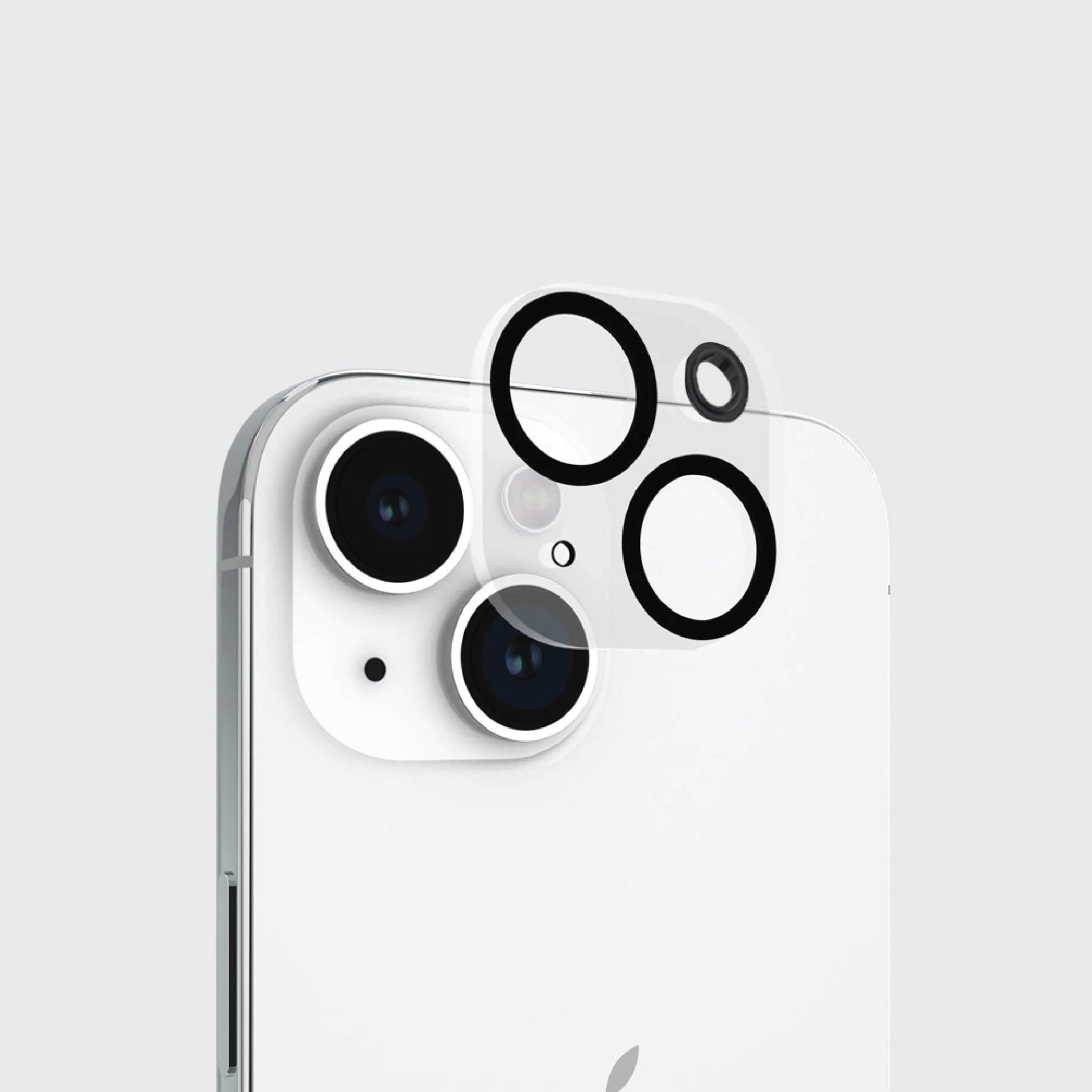 Eltoro Camera Glass AR with Silicone Ring for iPhone 15/15 Plus - Clear