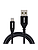 Eltoro Kevlar USB-A to Lightning Cable 1M with Nylon PP Yarn Jacket - Black