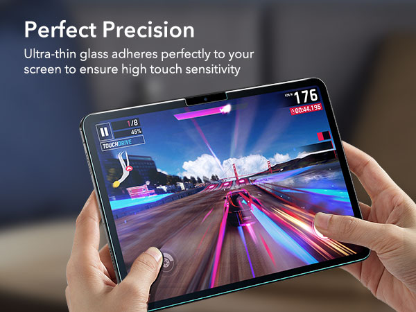 ESR iPad Pro 11" (2024) Tempered-Glass Screen Protector Clear 1Pack 