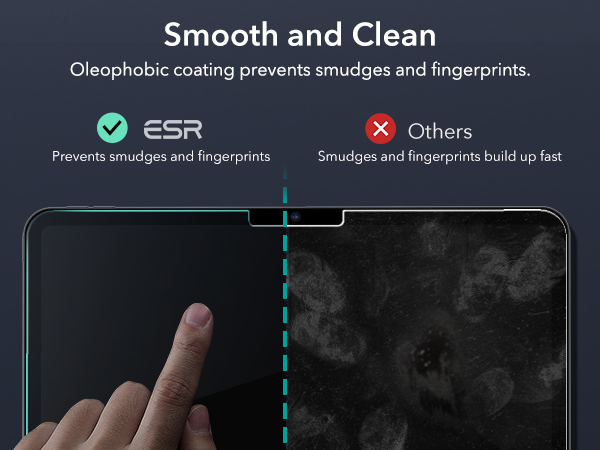 ESR iPad Pro 11" (2024) Tempered-Glass Screen Protector Clear 1Pack 