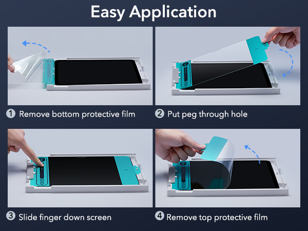 ESR iPad Pro 11" (2024) Tempered-Glass Screen Protector Clear 1Pack 
