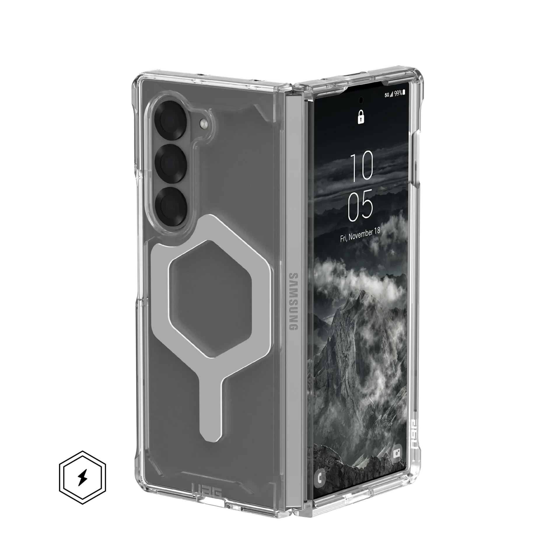 UAG Samsung Galaxy Z Fold 6 Plyo Pro Ice/Silver